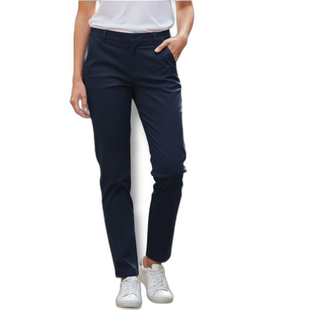 Gap Broken-In Straight Trouser Pants Navy Size 0 (25.5" Inseam) Office Casual